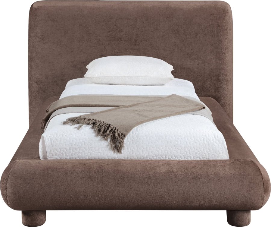 Modena Chenille Fabric Upholstered Bed