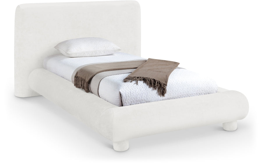 Modena Chenille Fabric Upholstered Bed