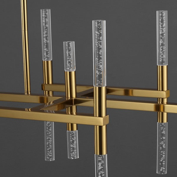 Evaria Acrylic Tube Chandelier