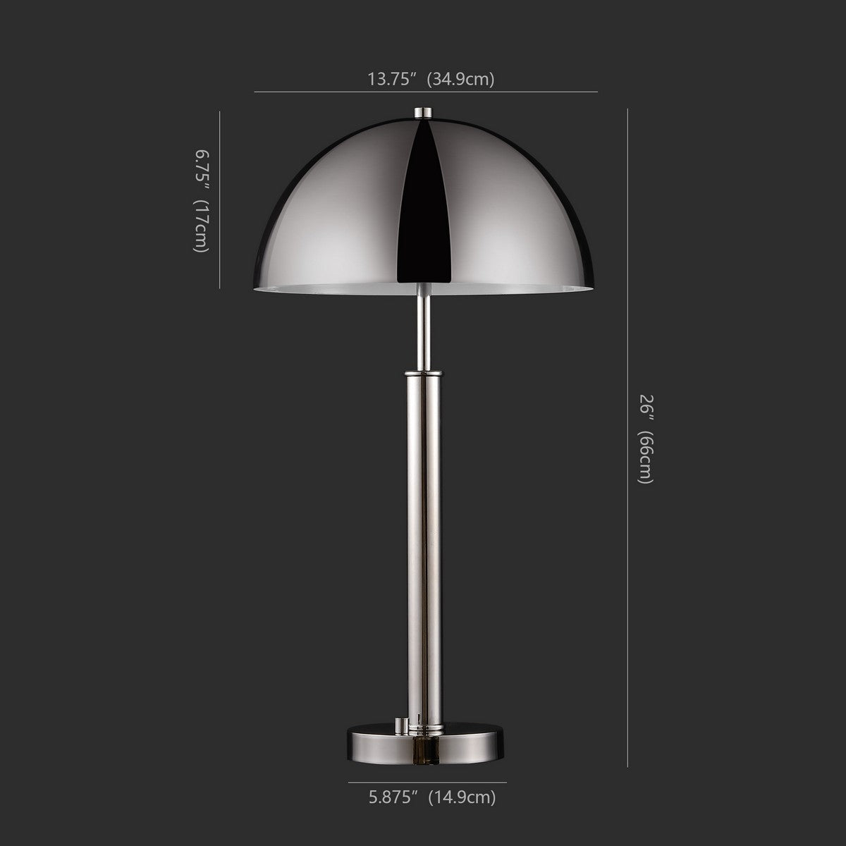 Harvey Metal Dome Table Lamp