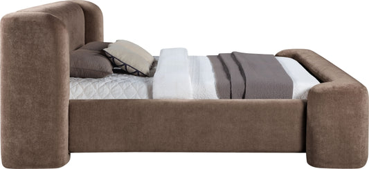 Modena Chenille Fabric Upholstered Bed