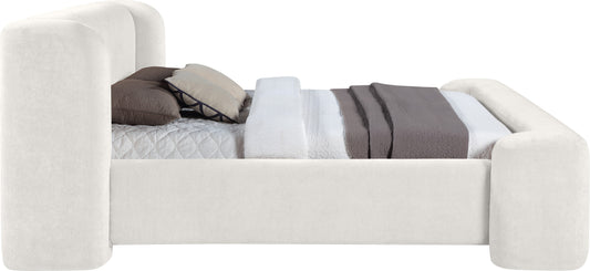 Modena Chenille Fabric Upholstered Bed
