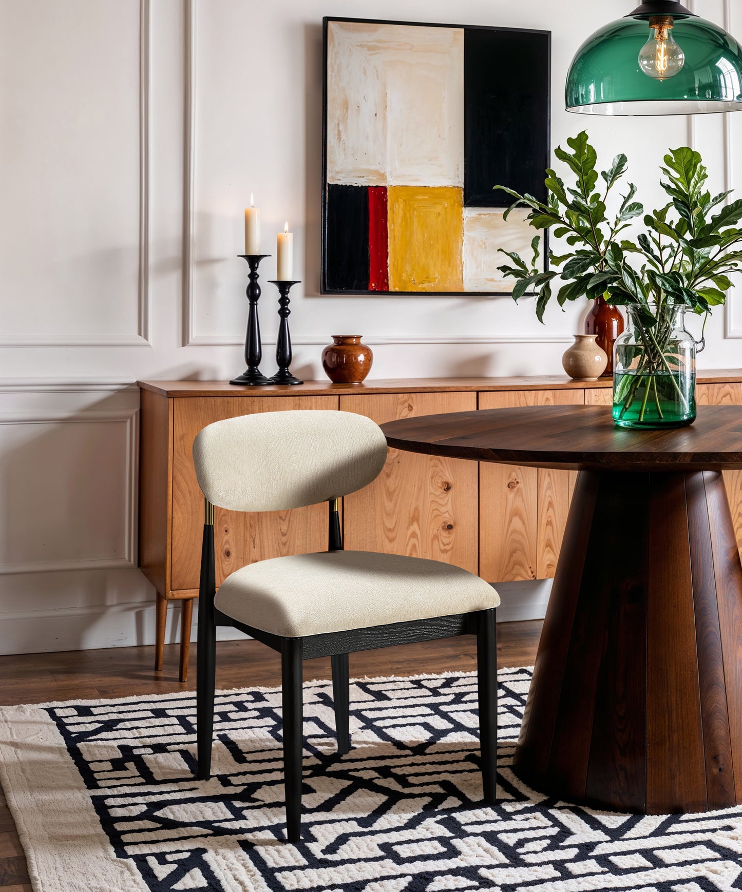 Riccio Performance Fabric Upholstered Dining Side Chair