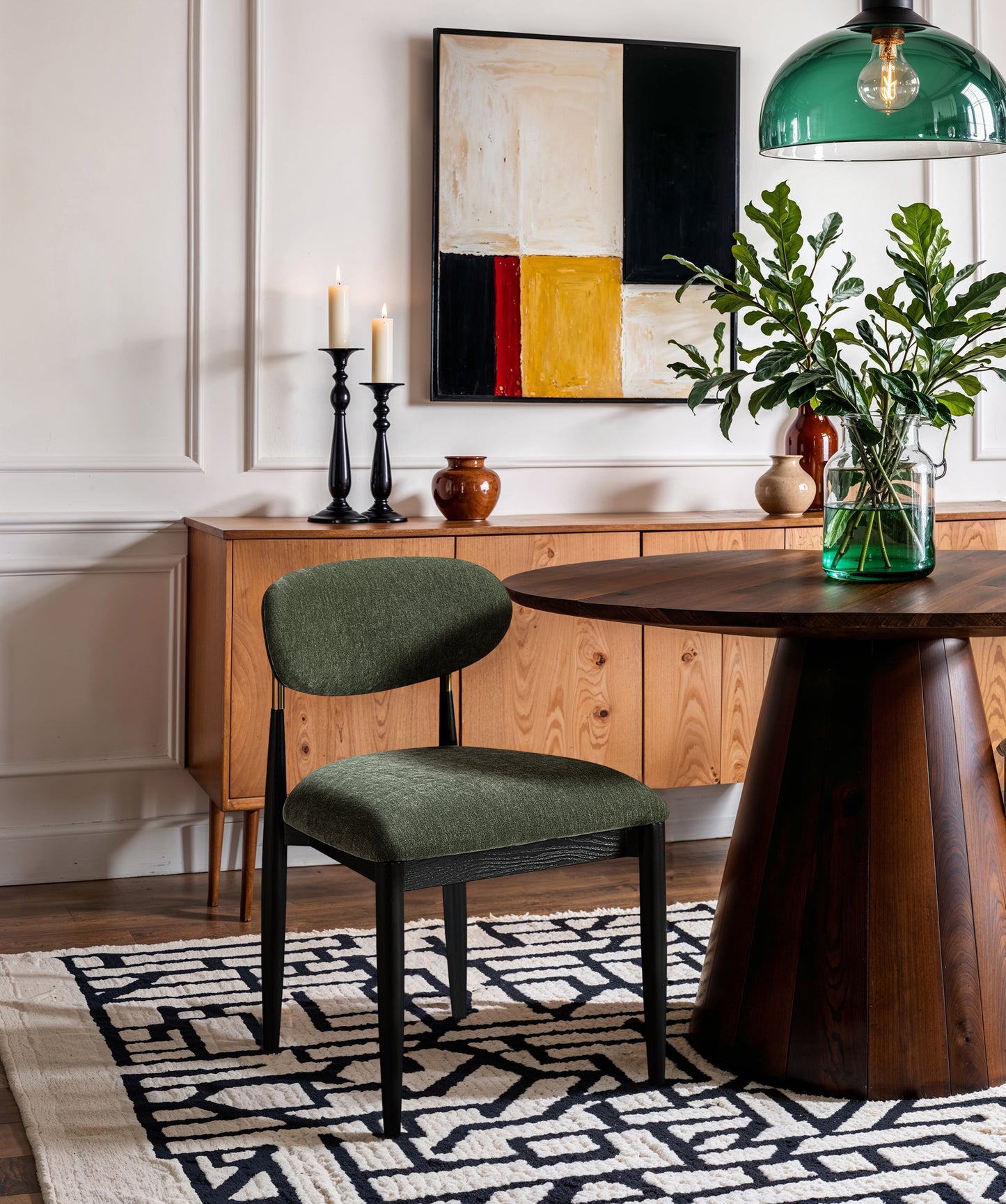 Riccio Performance Fabric Upholstered Dining Side Chair