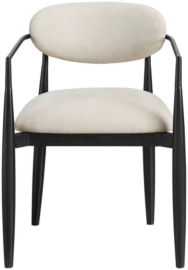 Riccio Performance Fabric Upholstered Dining Arm Chair