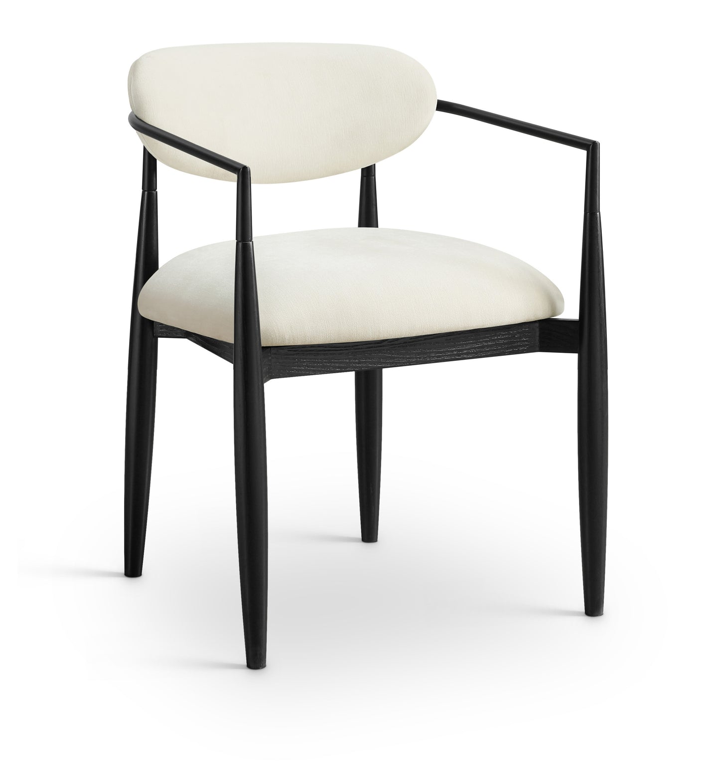 Riccio Performance Fabric Upholstered Dining Arm Chair
