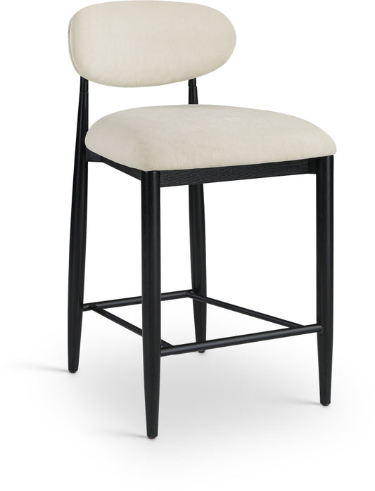 Riccio Fabric Upholstered Counter Stool