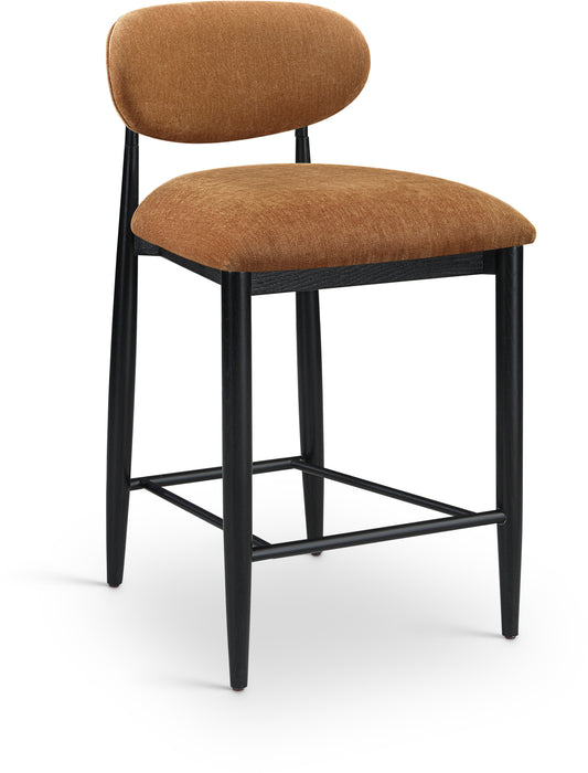 Riccio Fabric Upholstered Counter Stool