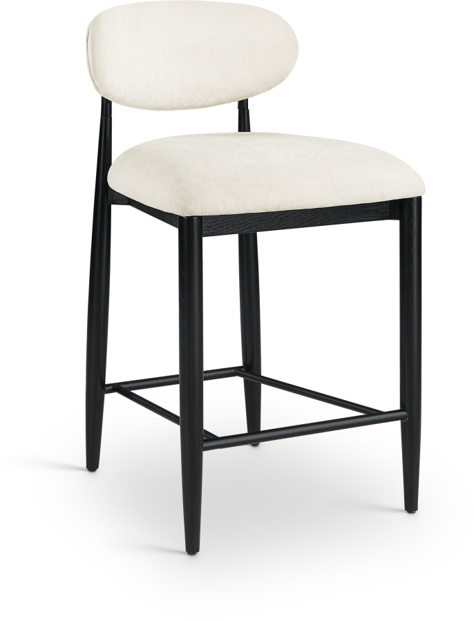 Riccio Fabric Upholstered Counter Stool
