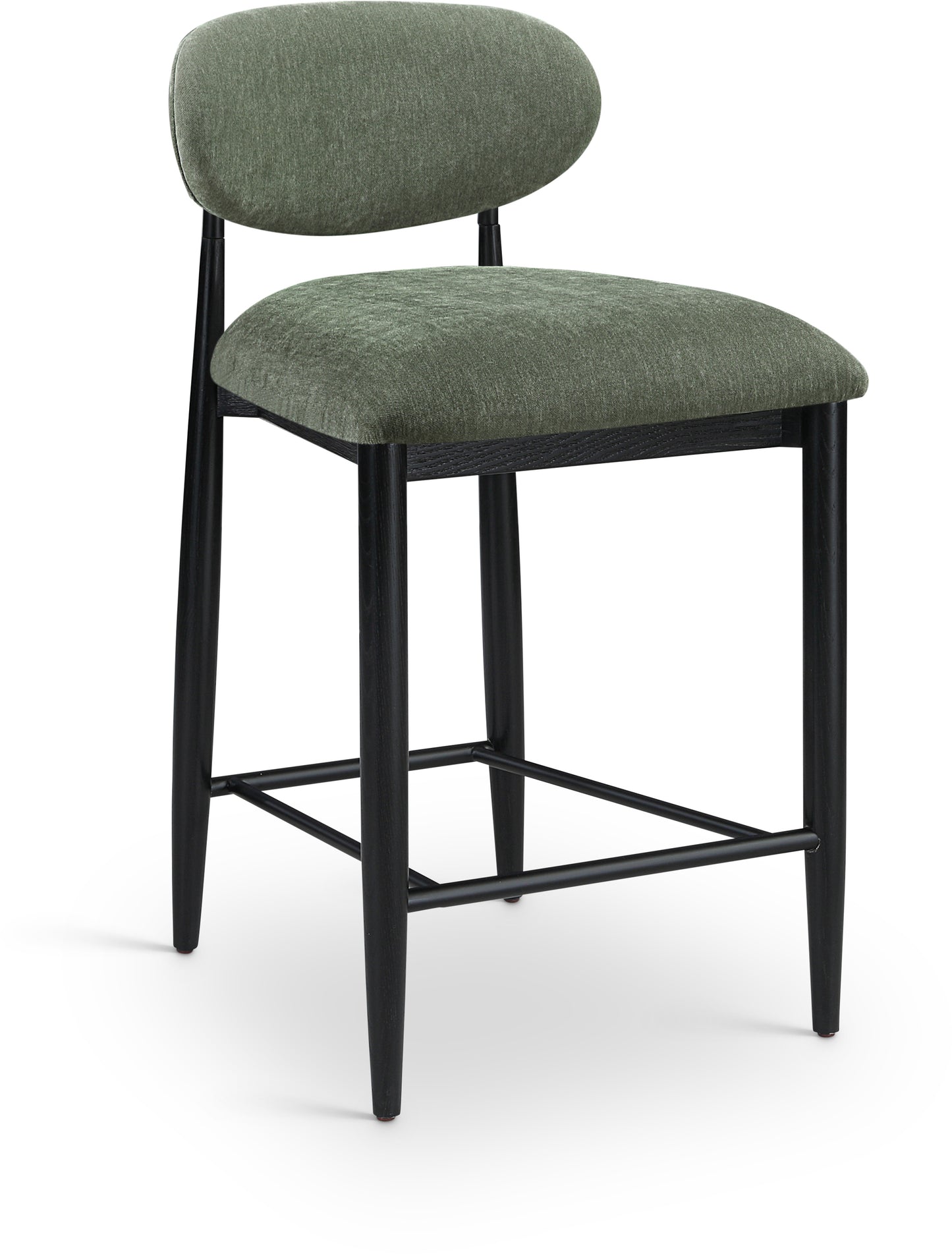 Riccio Fabric Upholstered Counter Stool