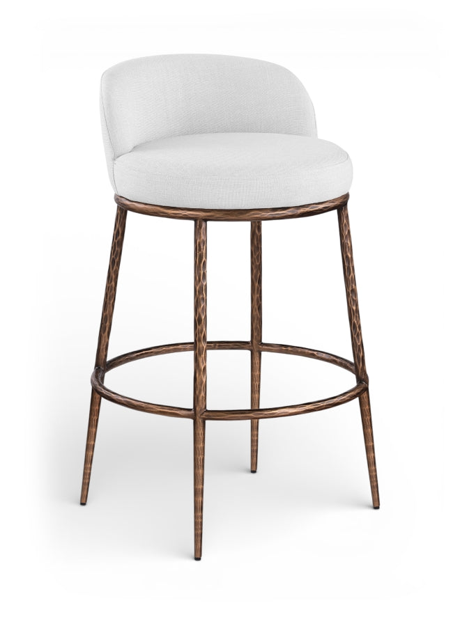 Ferro Performance Fabric Upholstered Bar Stool