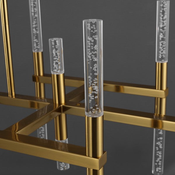Evaria Acrylic Tube Chandelier