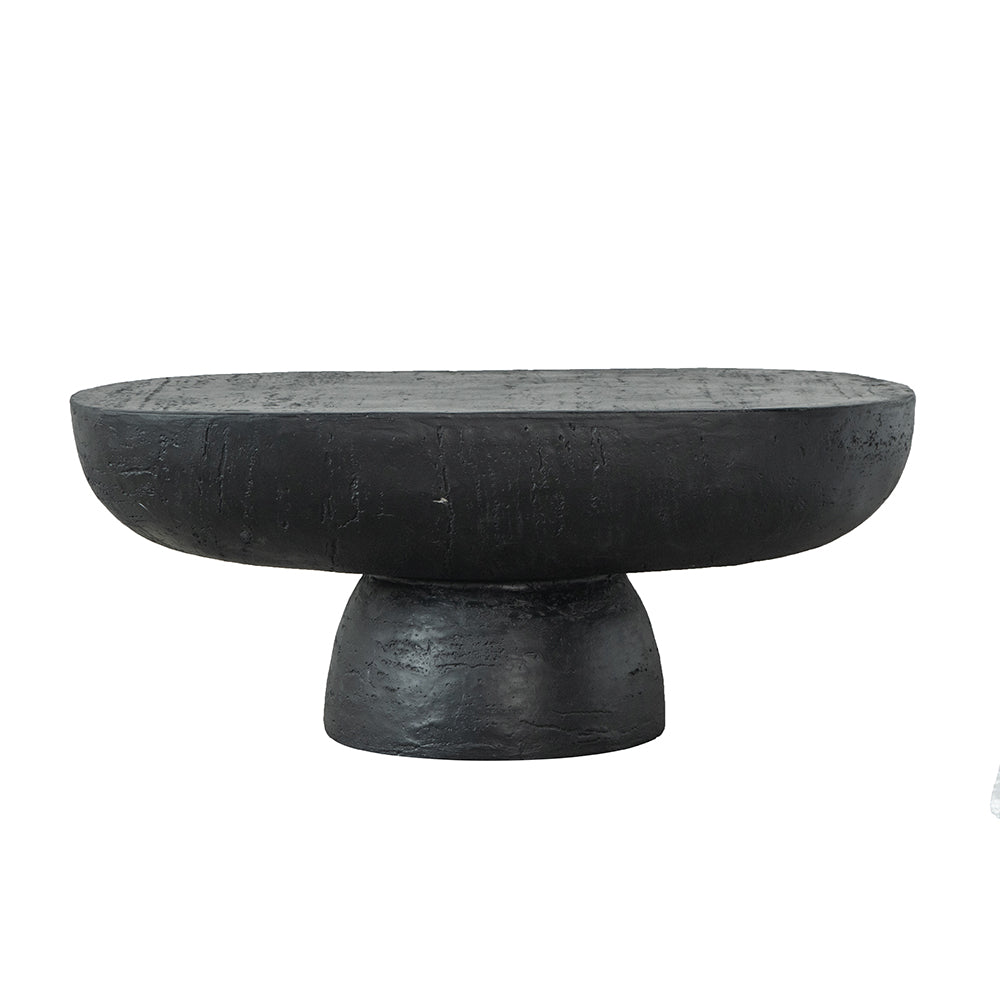 Black Oval Coffee Table