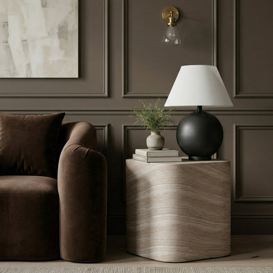 Vellon Concrete Indoor / Outdoor End Table