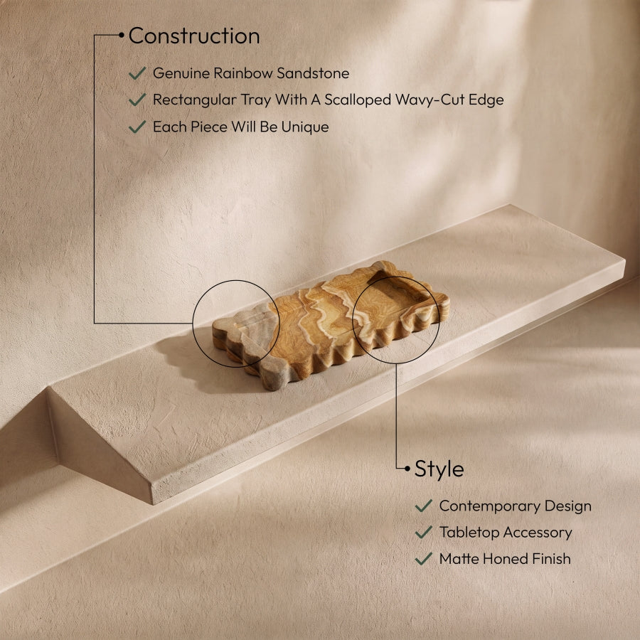 Josie Genuine Marble Decorative Tray