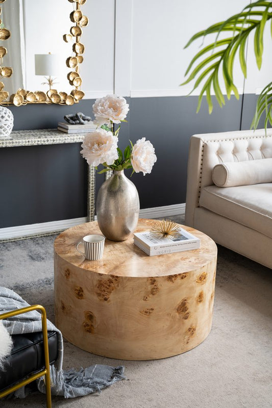 Burl Wood Coffee Table