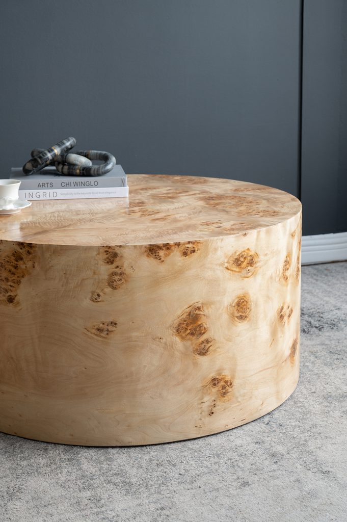 Burl Wood Coffee Table
