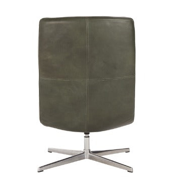 Porter Swivel Accent Chair Forest Green