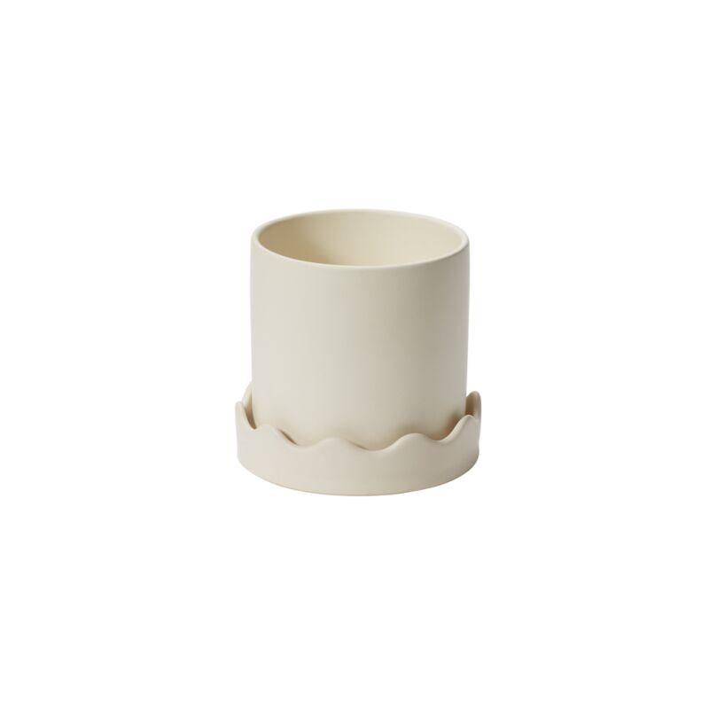 PISSARO POT WITH SAUCER