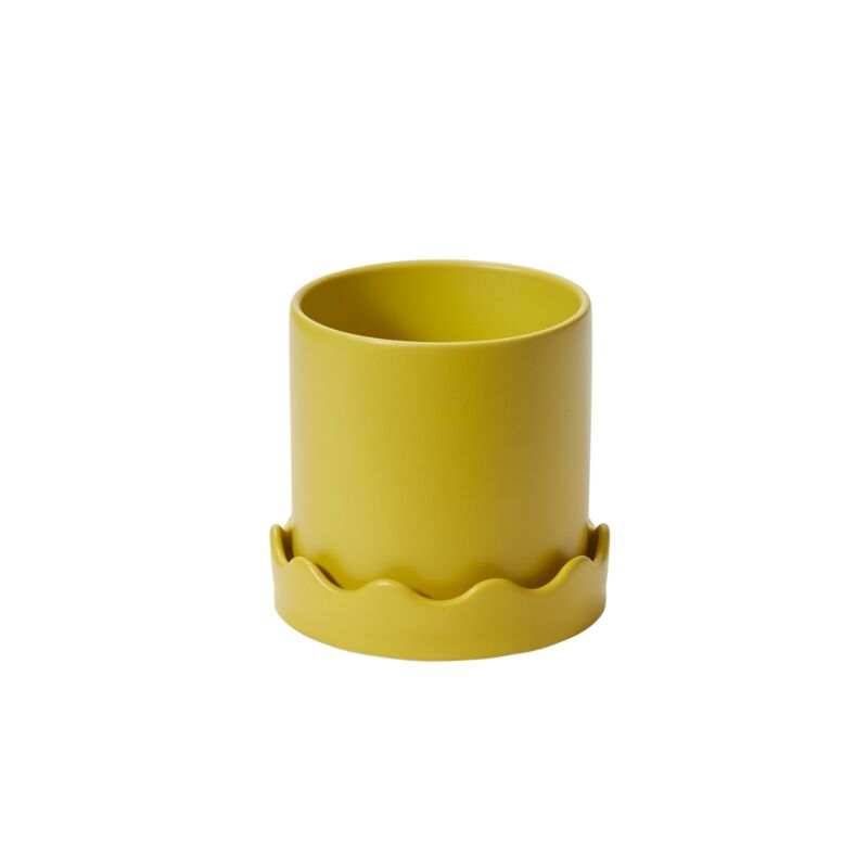 PISSARO POT WITH SAUCER