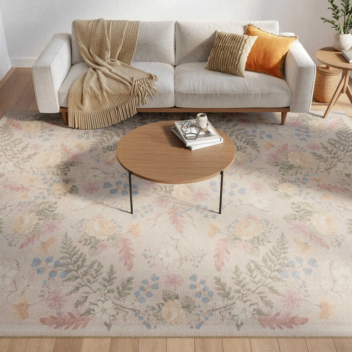 BOTANICAL WASHABLES BEIGE MULTICOLOR