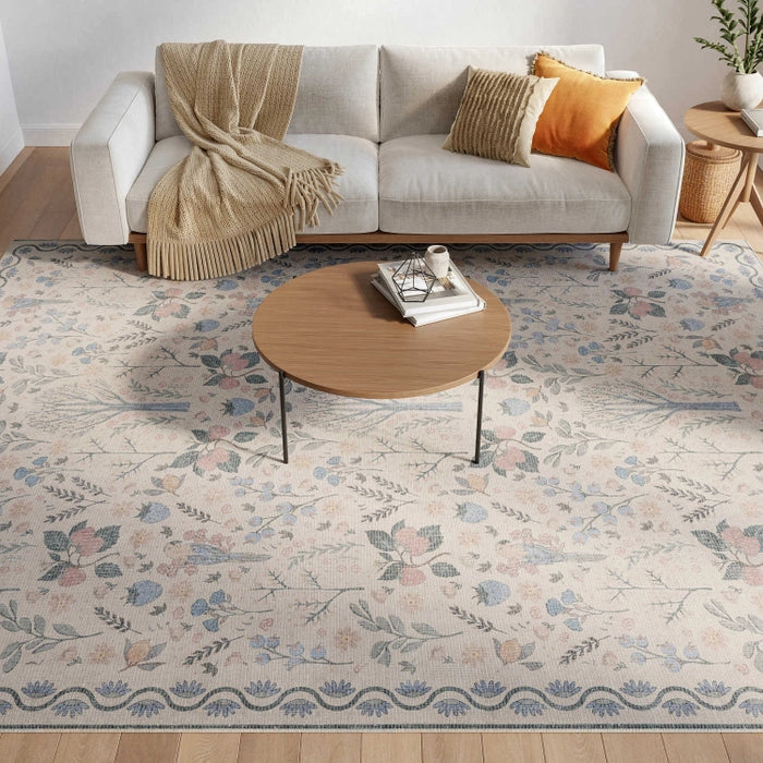 BOTANICAL WASHABLES IVORY MULTICOLOR