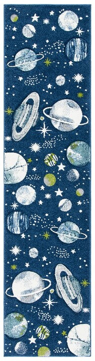 Tapete Carousel Kids Collection Design: Gris/Azul claro CRK122M
