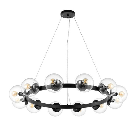 RYLIAN CHANDELIER BLACK