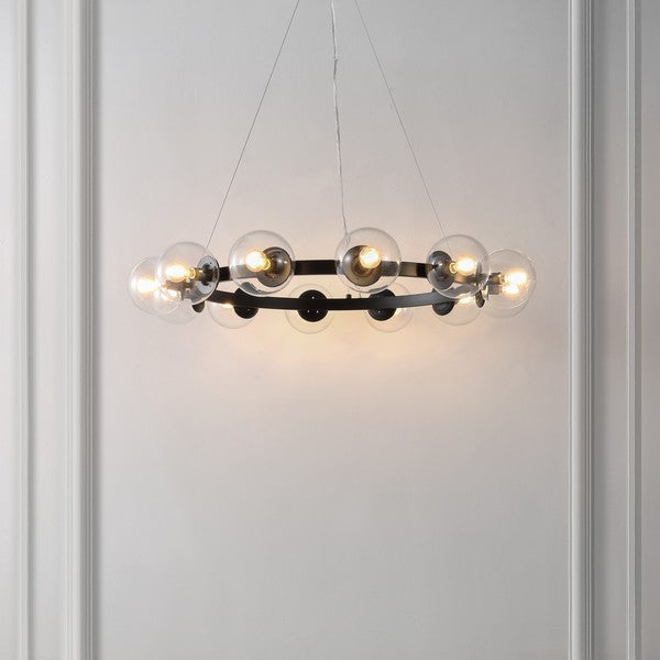 RYLIAN CHANDELIER BLACK