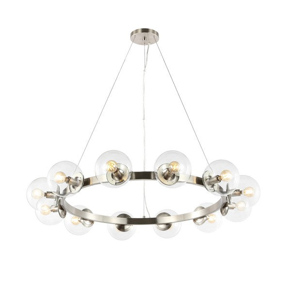 RYLIAN CHANDELIER NICKEL