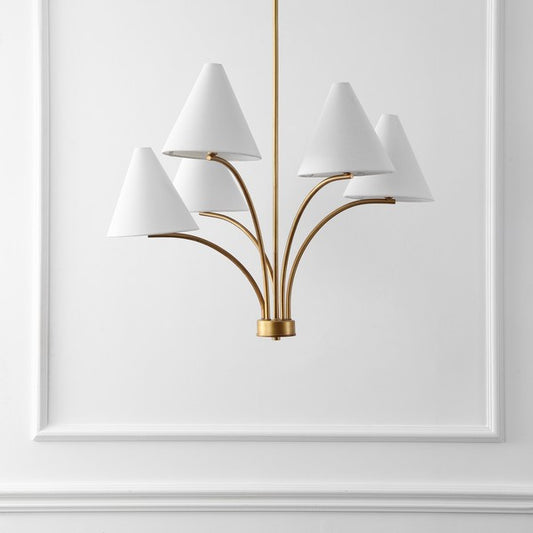 JOHANNA METAL / FABRIC CHANDELIER