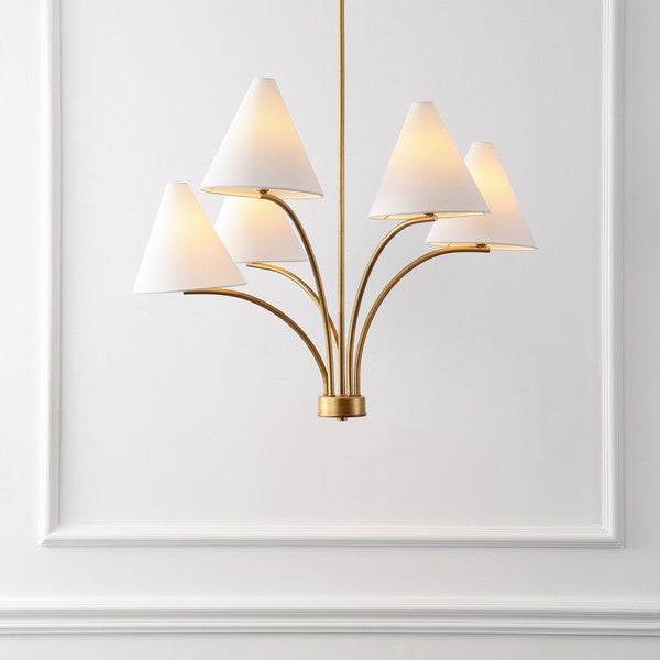 JOHANNA METAL / FABRIC CHANDELIER