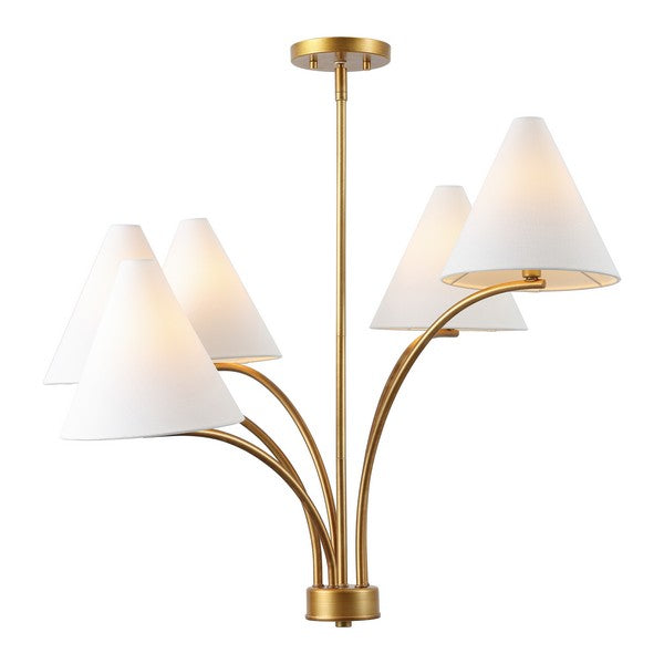 JOHANNA METAL / FABRIC CHANDELIER