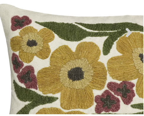 Blossom Embroidered Daisy Wool