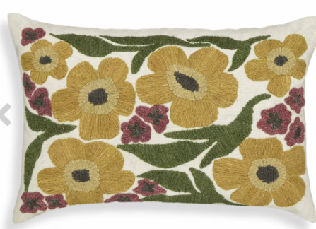 Blossom Embroidered Daisy Wool