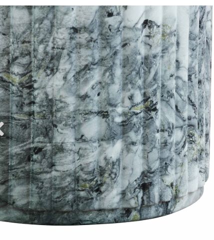 Serafina Marble Pattern Concrete Indoor / Outdoor Side Table
