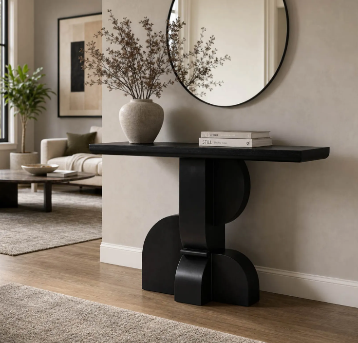 FALLONWICK BLACK CONSOLE 48 (IN)