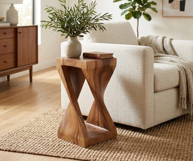 CALTONRUN BROWN ACCENT TABLE 24 (IN)