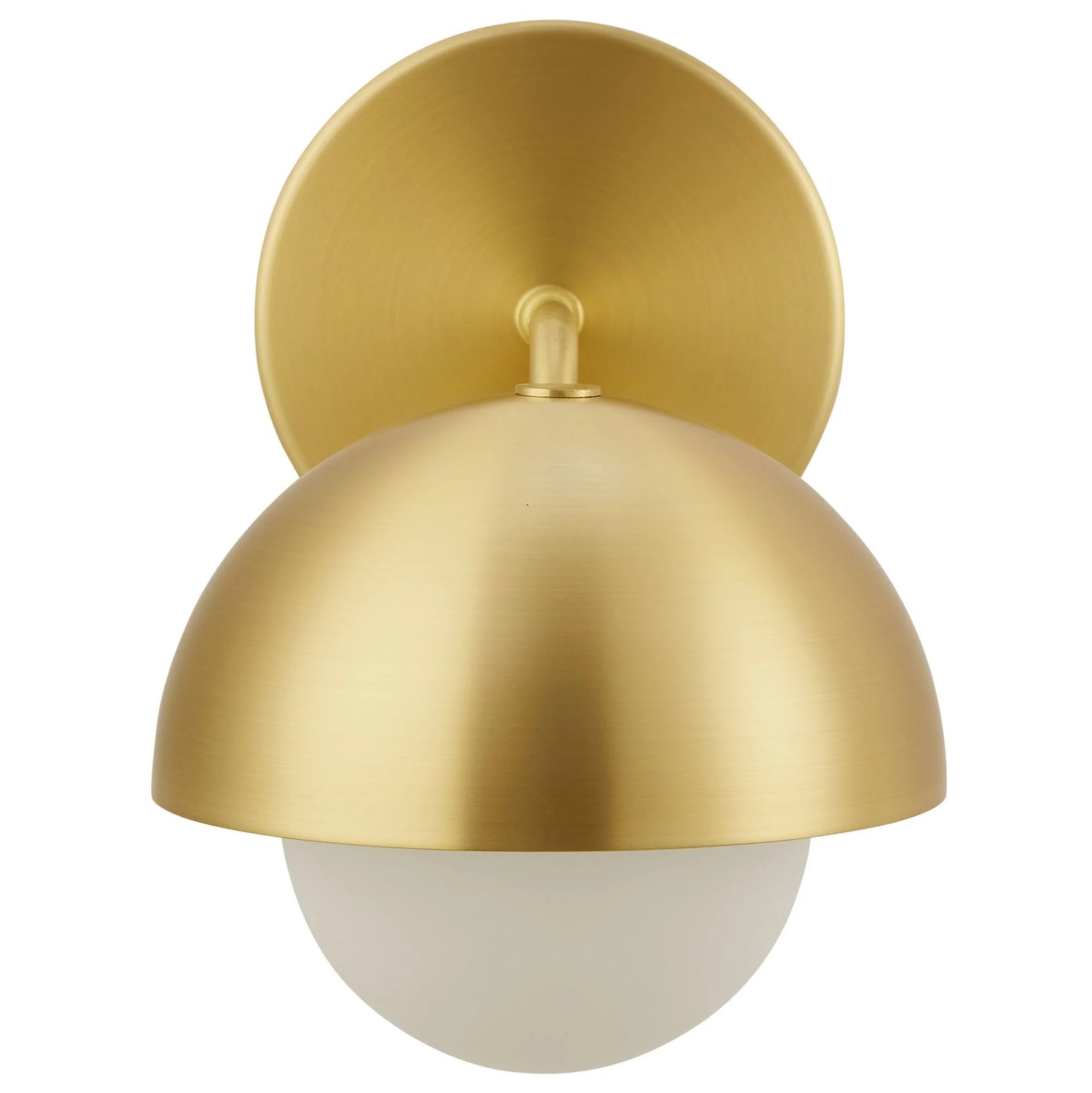 Eclipse Globe Wall Sconce in Brass