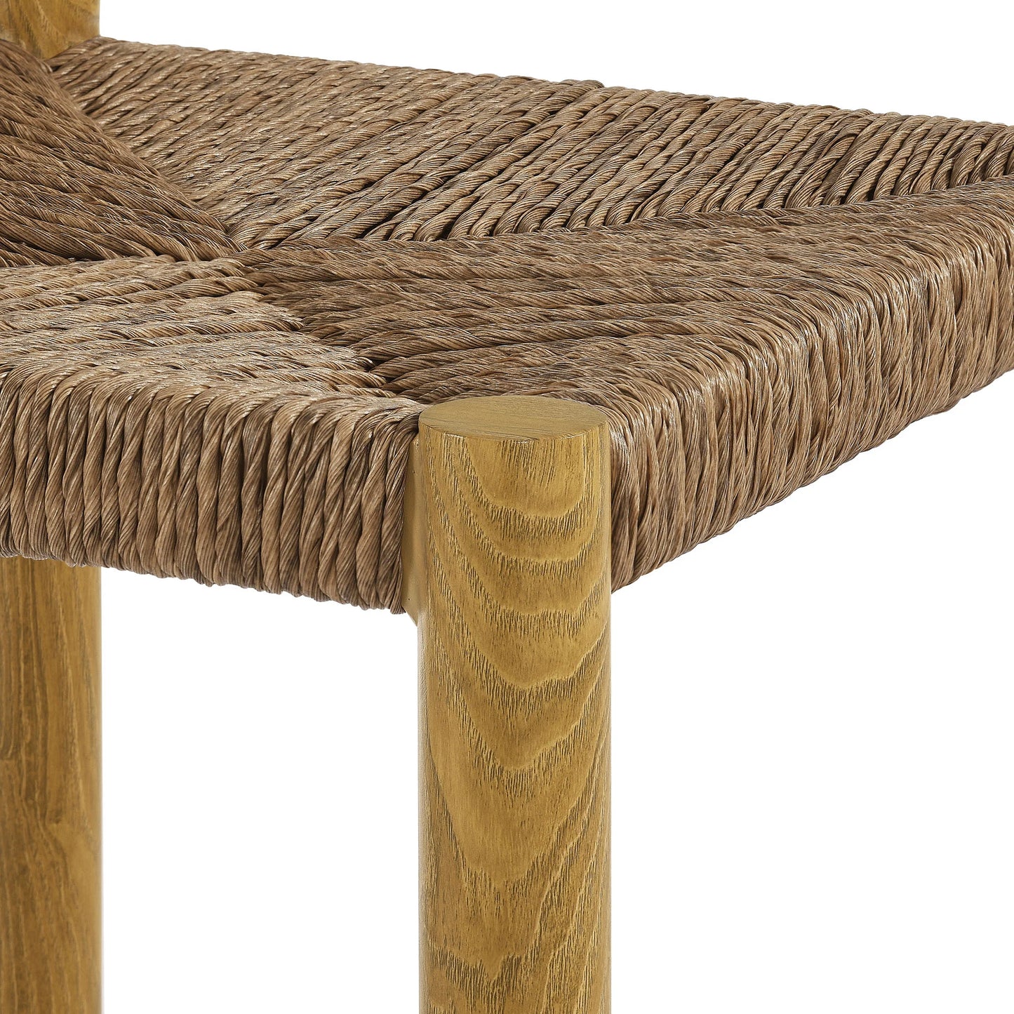 Parkland Outdoor Patio Rattan and Aluminum Bar Stools Set of 2 in Natural