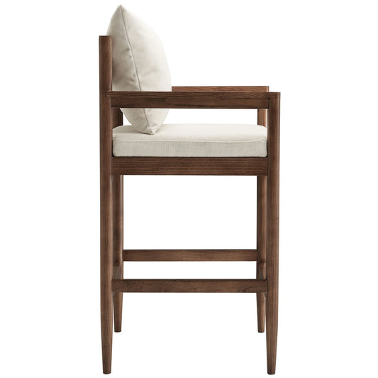 Remington Wood Bar Stool in Salt