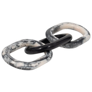 21" Desta Black Resin Link Chain