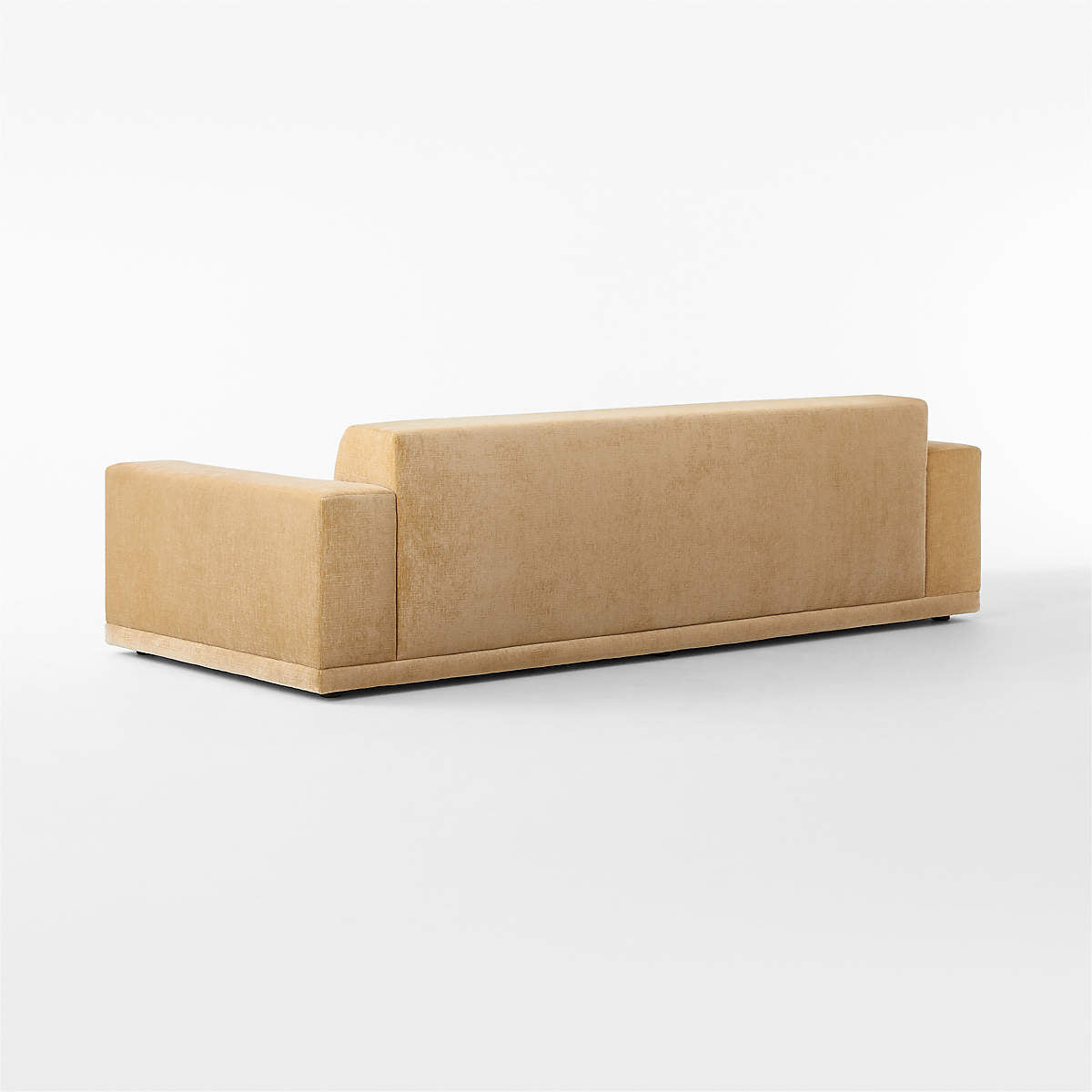 Faible Wheat Performance Velvet Sofa