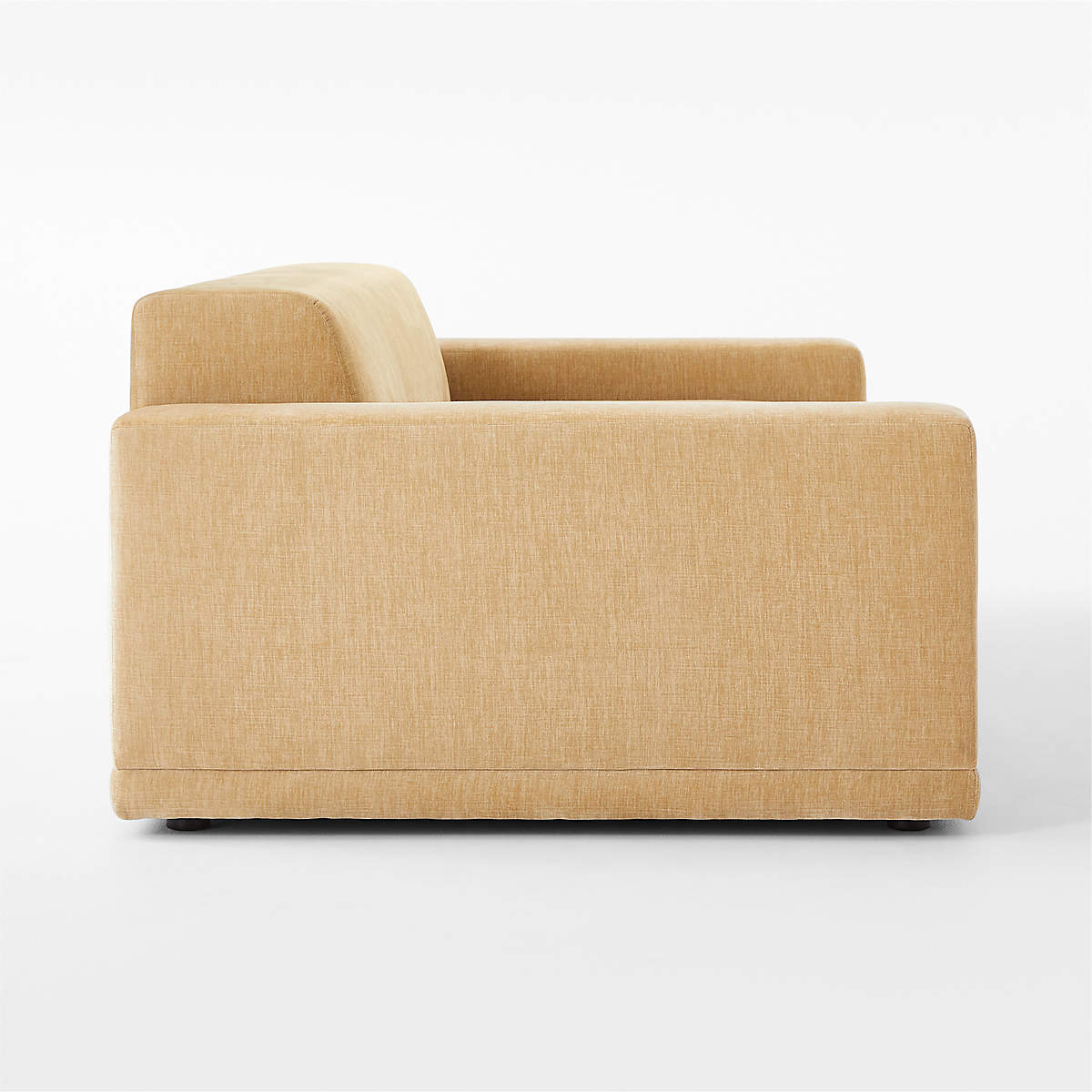 Faible Wheat Performance Velvet Sofa