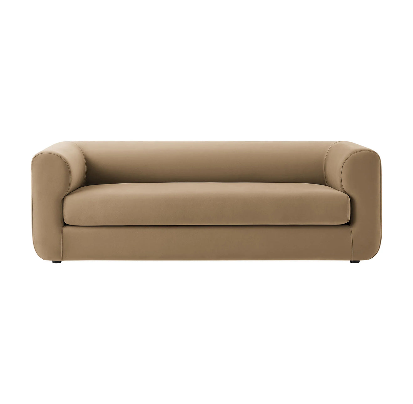 Leif 89" Boucle Upholstered Sofa in Pearl