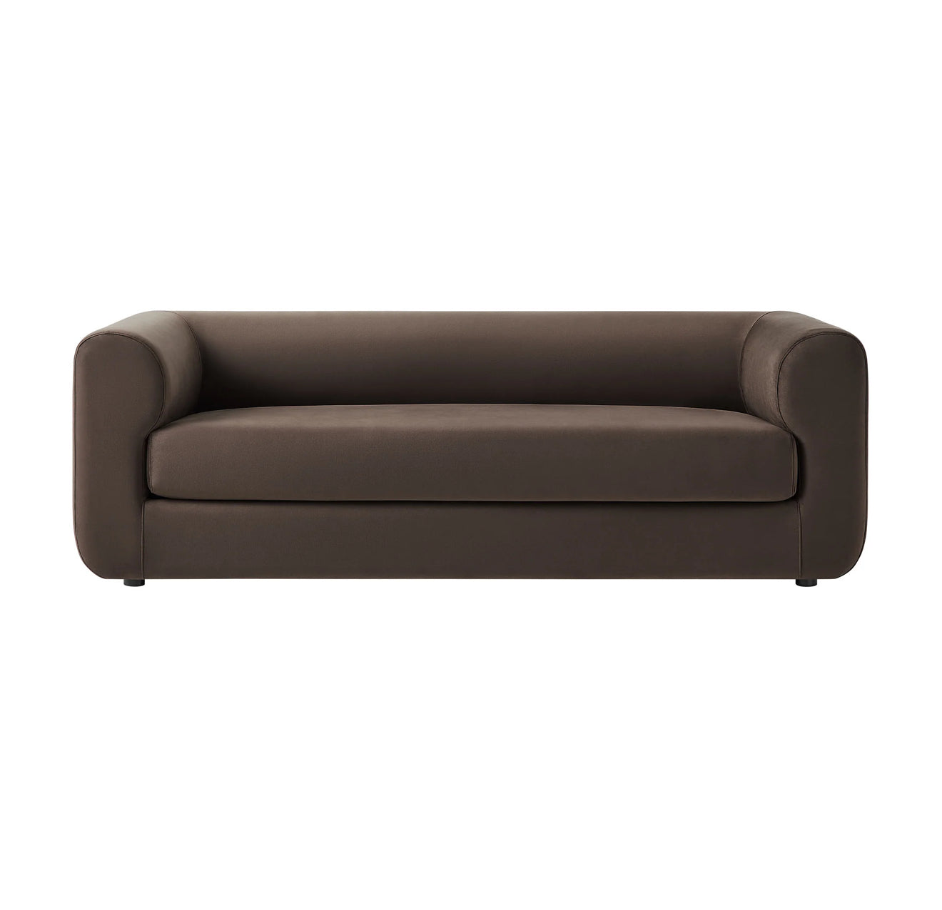 Leif 89" Boucle Upholstered Sofa in Pearl