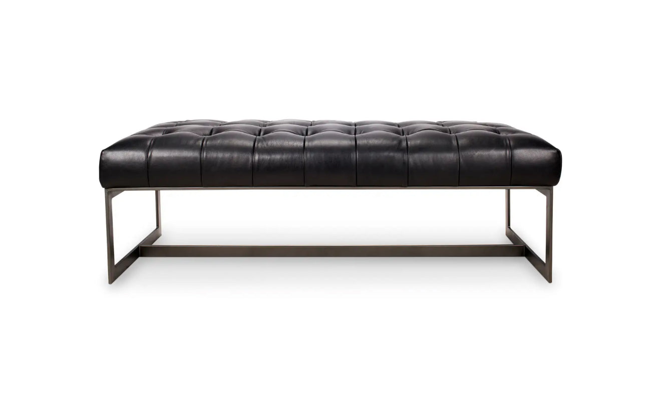 WYATT LEATHER BENCH