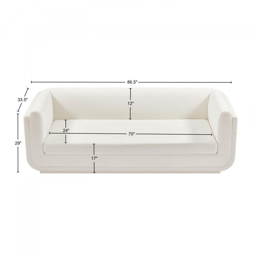 Kimora Linen Textured Fabric Sofa