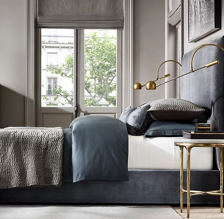 LAWSON FABRIC PANEL BED