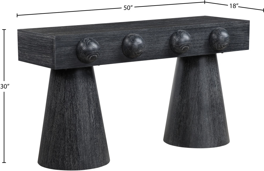 Bracciano Oak Veneer Console Table